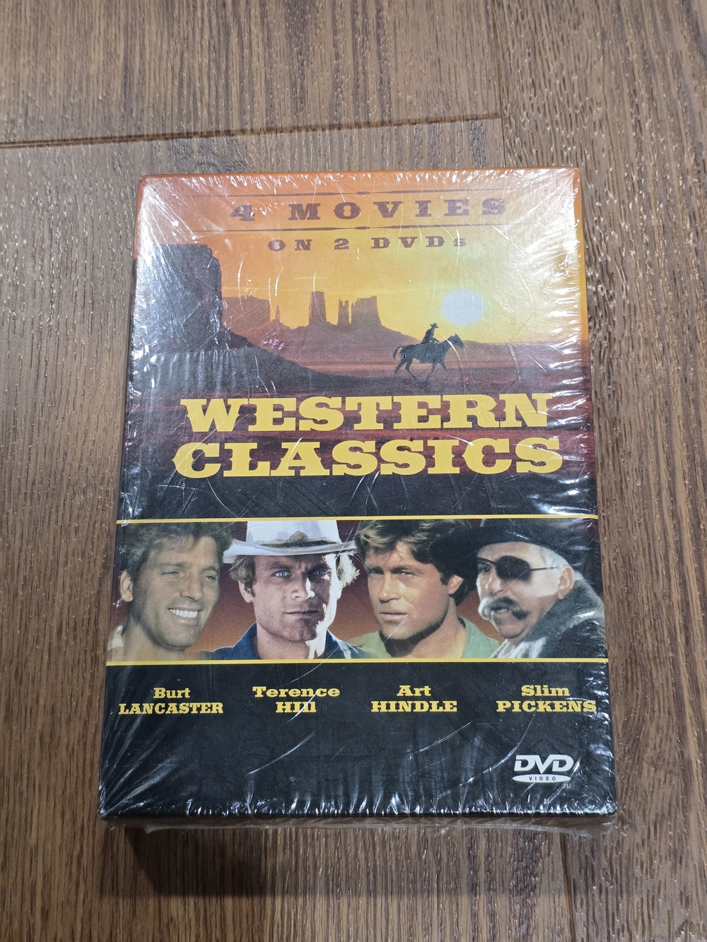 Western Classics 4 Movies on 2 DVD - Yellow Orange Black